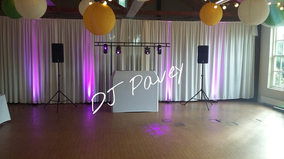 School Prom DJ Setup - Brooksby Hall, Leicester, Leicestershire